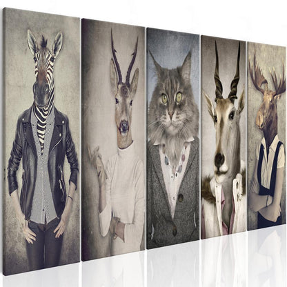 Canvas Print - Animal Masks I-ArtfulPrivacy-Wall Art Collection