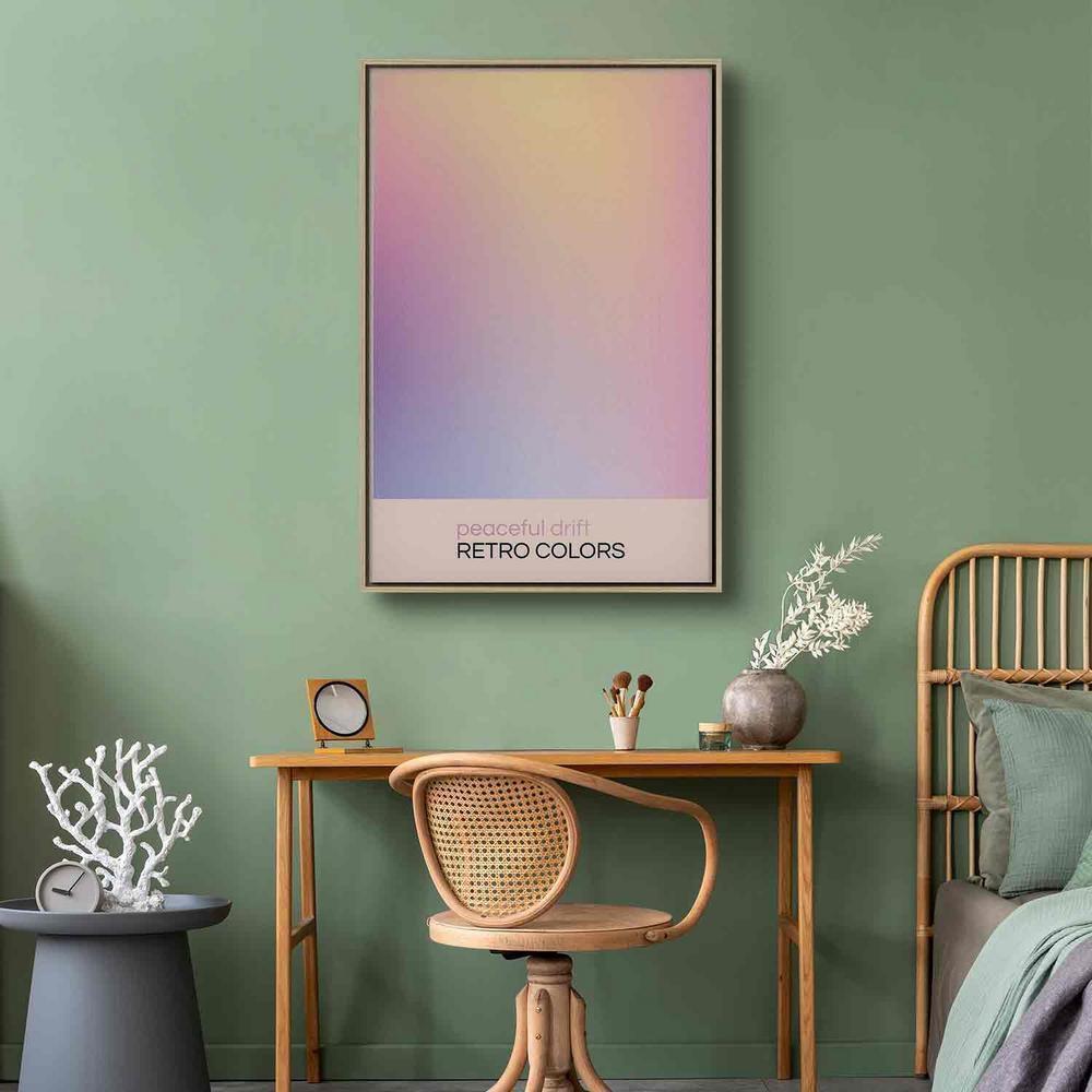 Canvas Print - Peaceful Drift - Delicate Pastel Shades Creating a Harmonious Whole