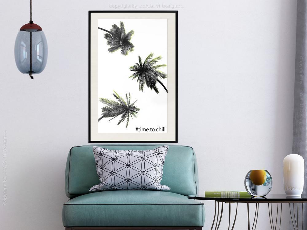 Botanical Wall Art - Holidays in the South-artwork for wall with acrylic glass protection