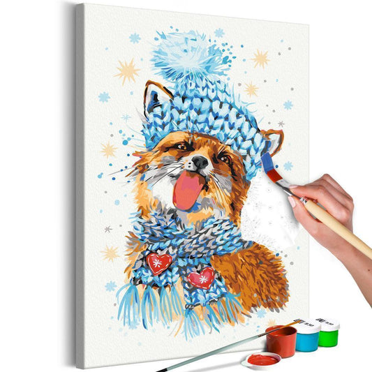 Start learning Painting - Paint By Numbers Kit - Impish Fox - new hobby