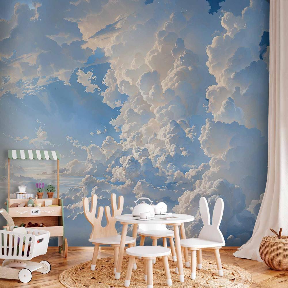 Wall Mural - The Sun Revealing the Secrets of the Clouds: Spectacular Images in the Sky