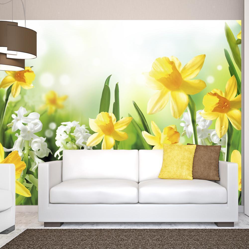 Wall Mural - Spring walk-Wall Murals-ArtfulPrivacy