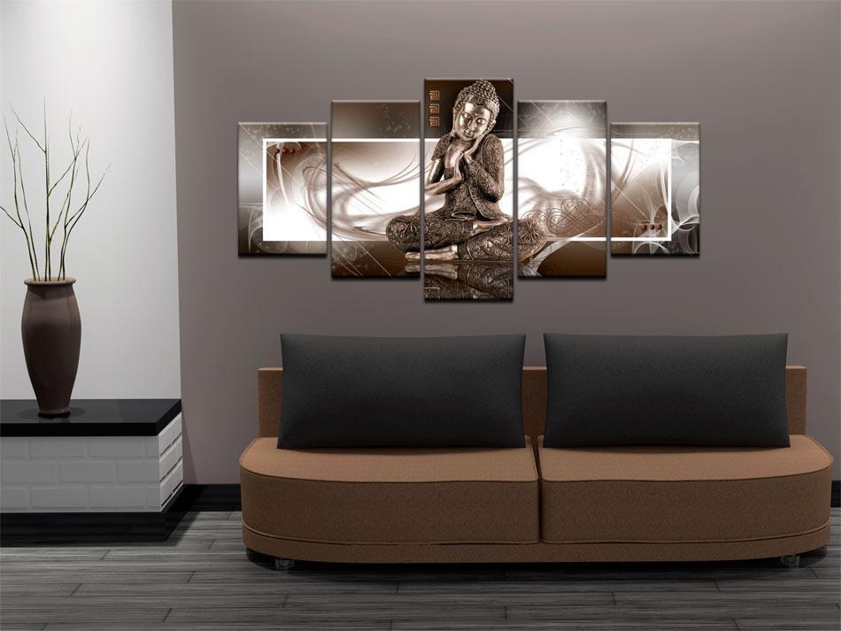 Canvas Print - Musing Buddha-ArtfulPrivacy-Wall Art Collection