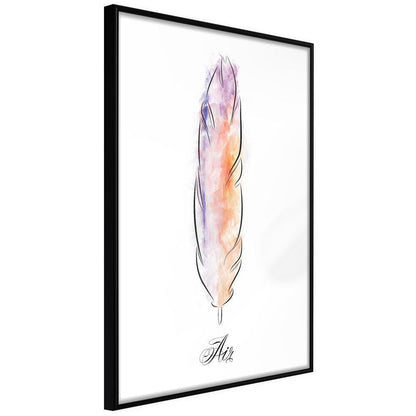 Abstract Poster Frame - Lightness I-artwork for wall with acrylic glass protection