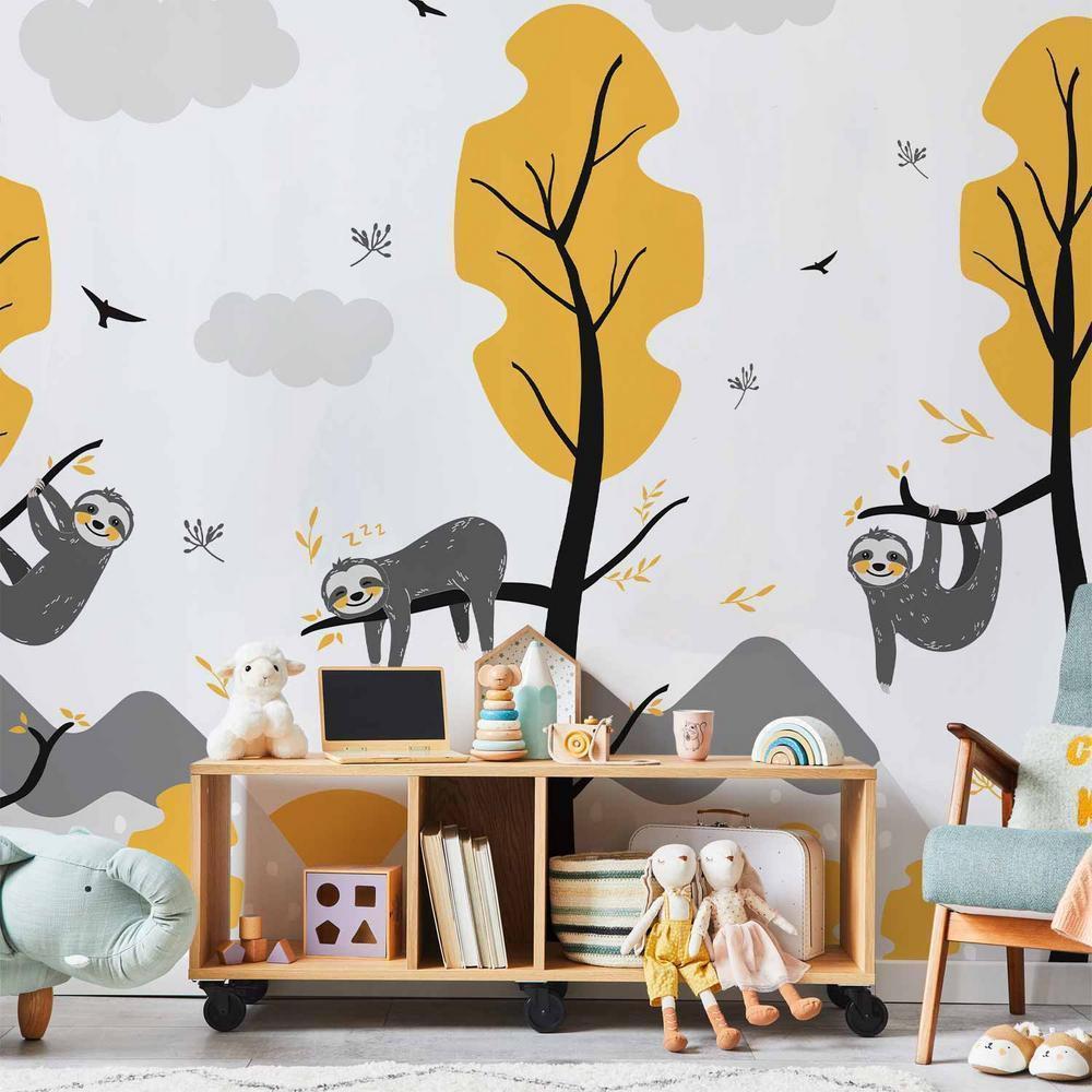 Wall Mural - Cute Sloths