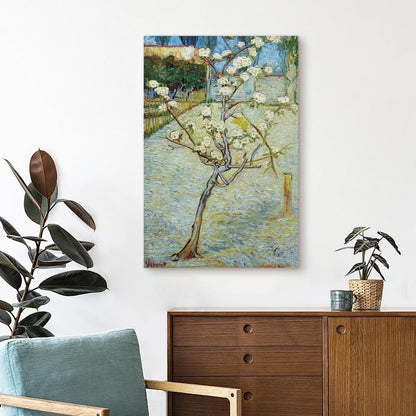 Canvas Print - Blossoming Pear Tree-ArtfulPrivacy-Wall Art Collection