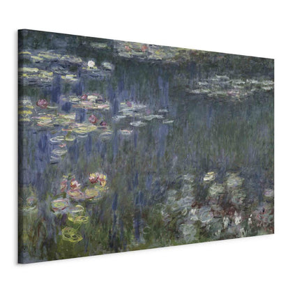 Canvas Print - Waterlilies: Green Reflections (Claude Monet)