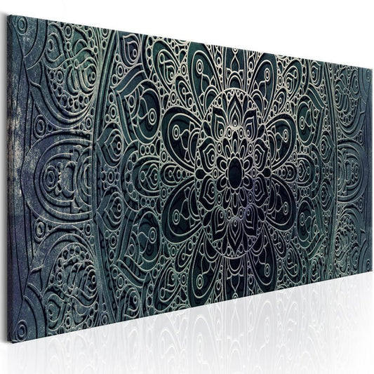 Canvas Print - Mandala: Malachite Calm-ArtfulPrivacy-Wall Art Collection