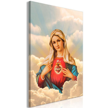 Canvas Print - Mary (1 Part) Vertical-ArtfulPrivacy-Wall Art Collection