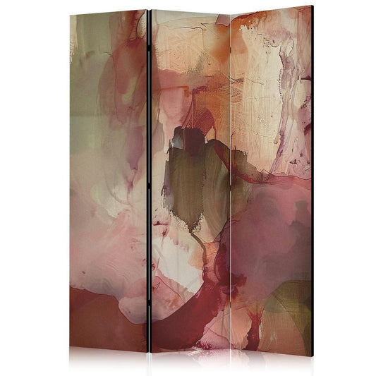 Room Divider - Rose Abstraction - Spilled Watercolor Paint in Spring Colors