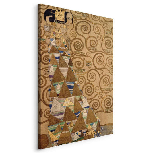 Canvas Print - Expectation (Gustav Klimt)