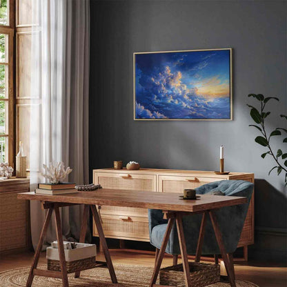 Canvas Print - When the Sky Becomes a Canvas: Artistic Creation of Nature in the Clouds