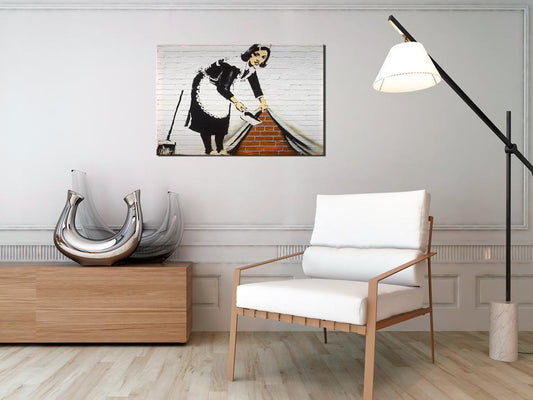 Canvas Print - Maid in London by Banksy-ArtfulPrivacy-Wall Art Collection