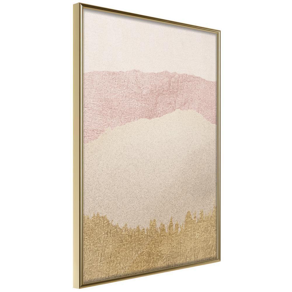 Abstract Poster Frame - Sound of Sand-artwork for wall with acrylic glass protection