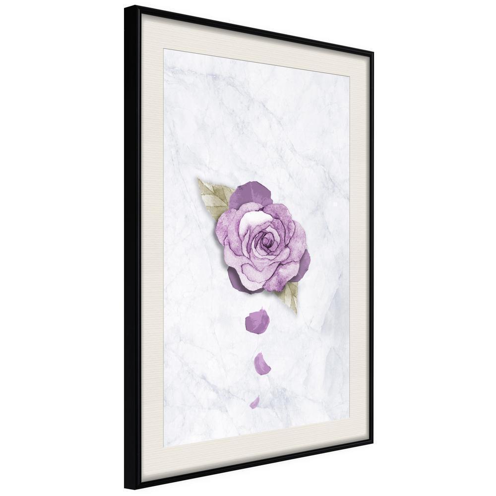 Botanical Wall Art - He Loves Me, He Loves Me Not...-artwork for wall with acrylic glass protection