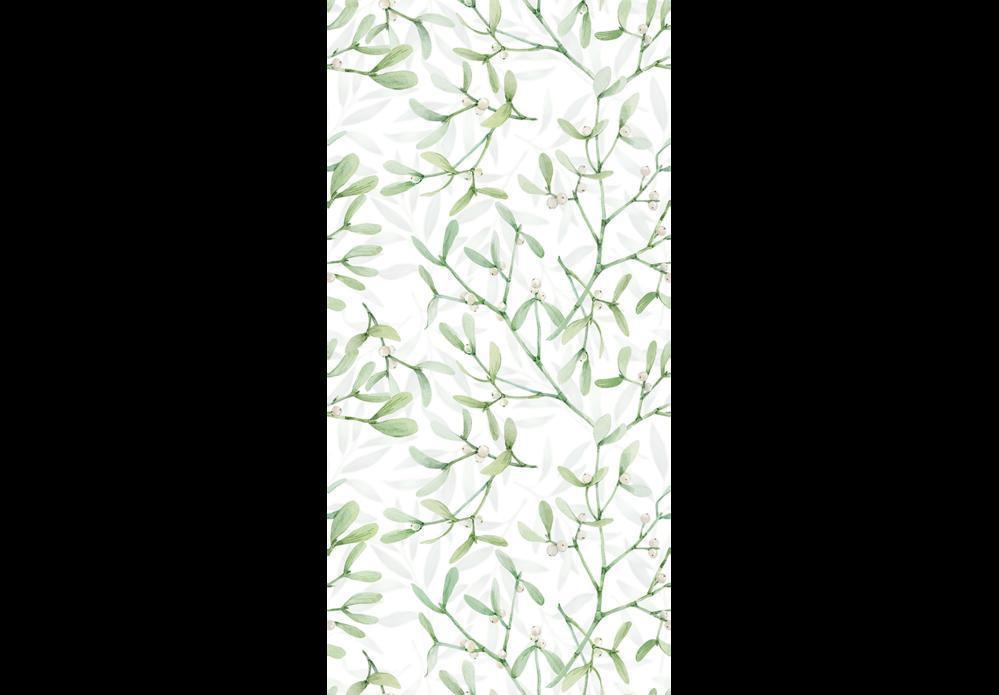 Classic Wallpaper made with non woven fabric - Wallpaper - Under the Mistletoe - ArtfulPrivacy
