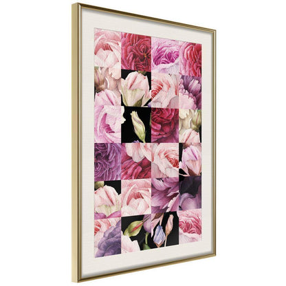 Botanical Wall Art - Floral Jigsaw-artwork for wall with acrylic glass protection