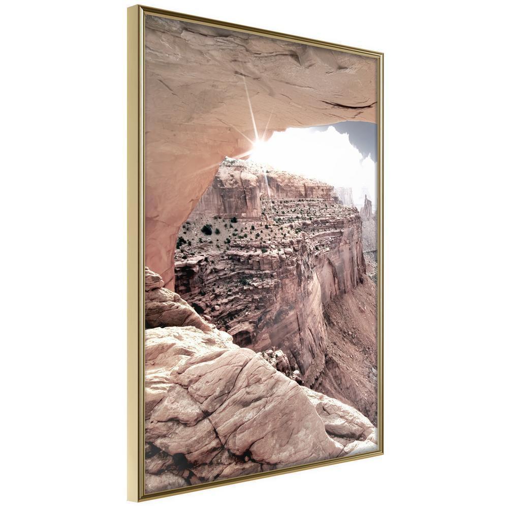 Framed Art - Beauty of the Canyon-artwork for wall with acrylic glass protection