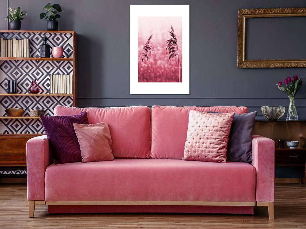 Canvas Print - Ruby Stalk (1 Part) Vertical-ArtfulPrivacy-Wall Art Collection