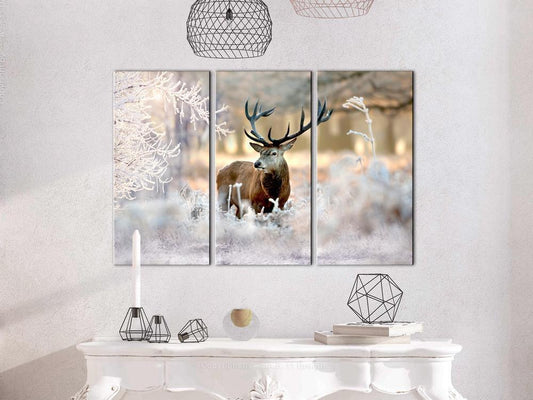 Canvas Print - Deer in the Cold I-ArtfulPrivacy-Wall Art Collection