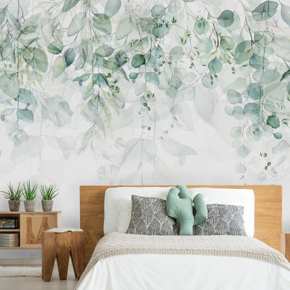 Wall Mural - Gentle Touch of Nature - First Variant-Wall Murals-ArtfulPrivacy