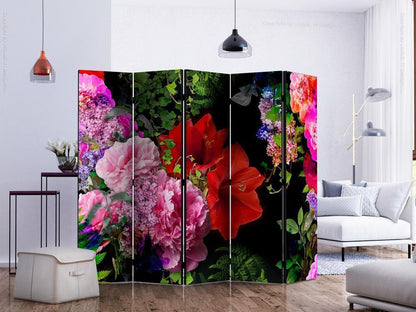 Decorative partition-Room Divider - Summer Evening II-Folding Screen Wall Panel by ArtfulPrivacy