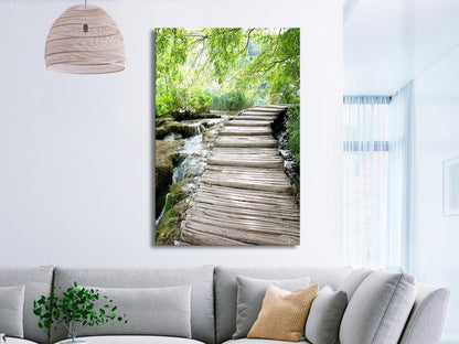 Canvas Print - Charming Path (1 Part) Vertical-ArtfulPrivacy-Wall Art Collection