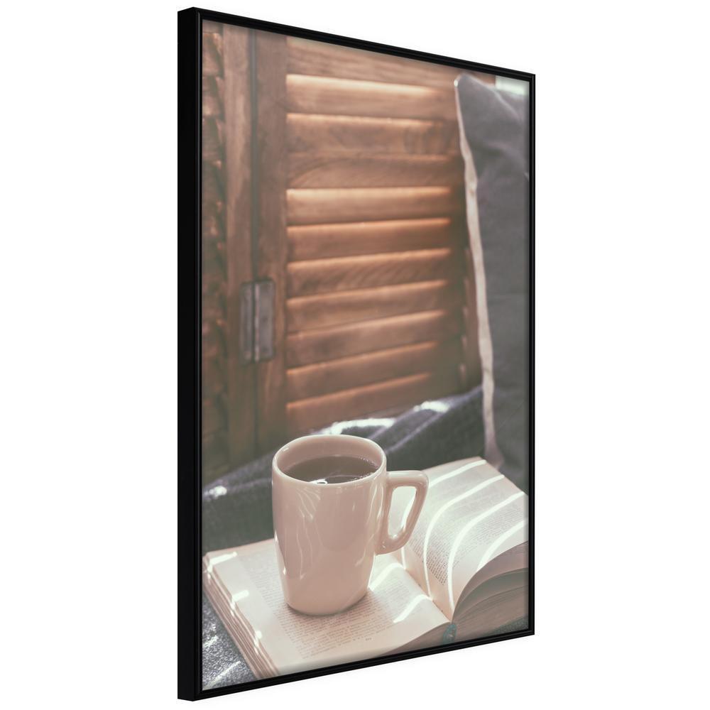 Winter Design Framed Artwork - Sunday Morning-artwork for wall with acrylic glass protection