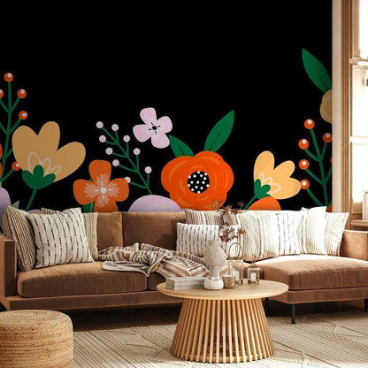 Wall Mural - Colorful Bloom - Second Variant