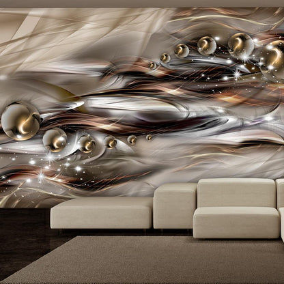 Wall Mural - Brown Shoal-Wall Murals-ArtfulPrivacy