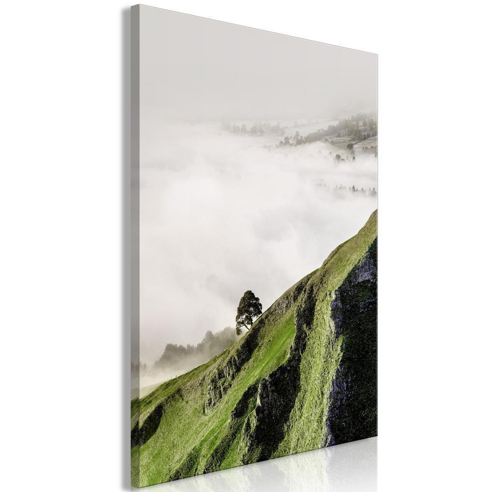 Canvas Print - Tree Above Clouds (1 Part) Vertical-ArtfulPrivacy-Wall Art Collection