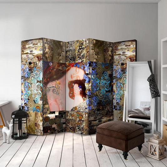 Decorative partition-Room Divider - Mother's Hug II-Folding Screen Wall Panel by ArtfulPrivacy