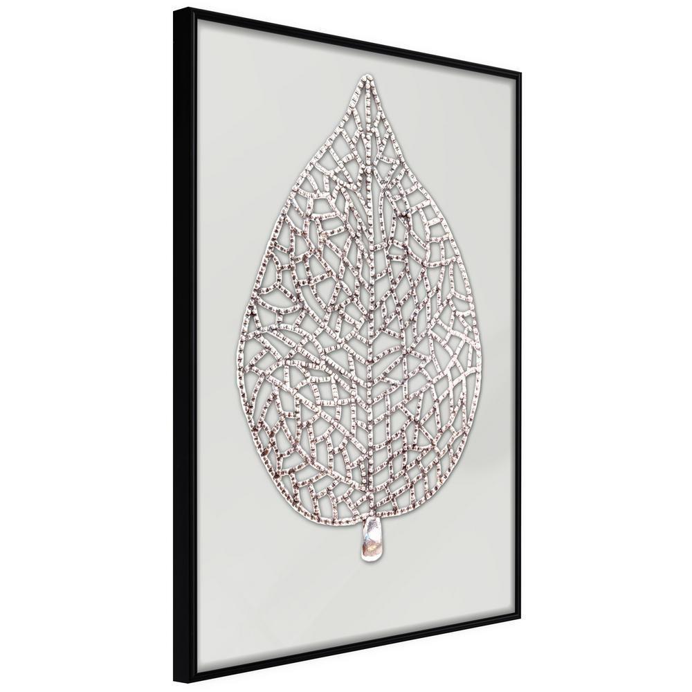 Abstract Poster Frame - Leaf-Shaped Pendant-artwork for wall with acrylic glass protection