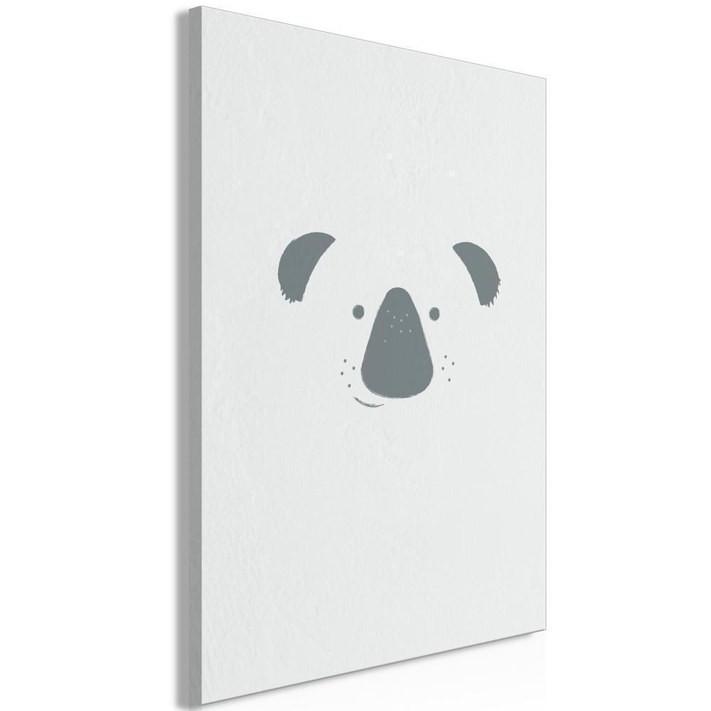 Canvas Print - Smiling Koala (1 Part) Vertical-ArtfulPrivacy-Wall Art Collection