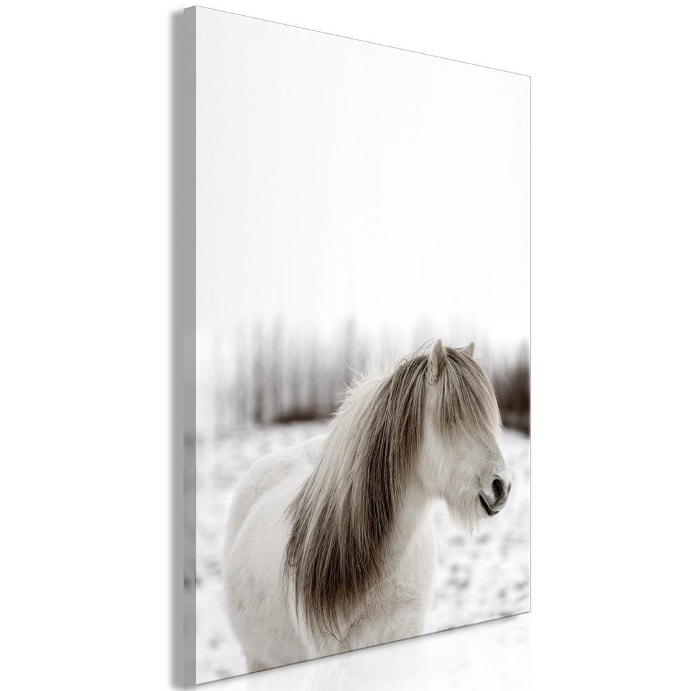 Canvas Print - Horse Mane (1 Part) Vertical-ArtfulPrivacy-Wall Art Collection