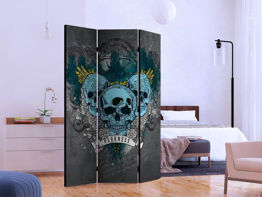 Decorative partition-Room Divider - Darkness III-Folding Screen Wall Panel by ArtfulPrivacy