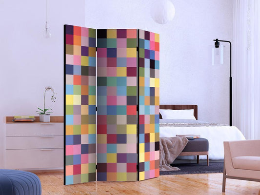 Decorative partition-Room Divider - Full range of colors-Folding Screen Wall Panel by ArtfulPrivacy
