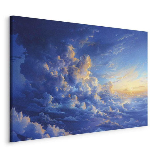 Canvas Print - When the Sky Becomes a Canvas: Artistic Creation of Nature in the Clouds