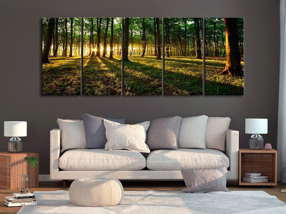 Canvas Print - Shade of Trees I-ArtfulPrivacy-Wall Art Collection