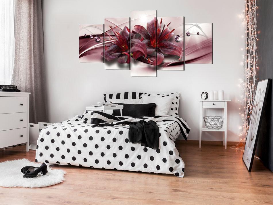 Canvas Print - Pink Lily-ArtfulPrivacy-Wall Art Collection