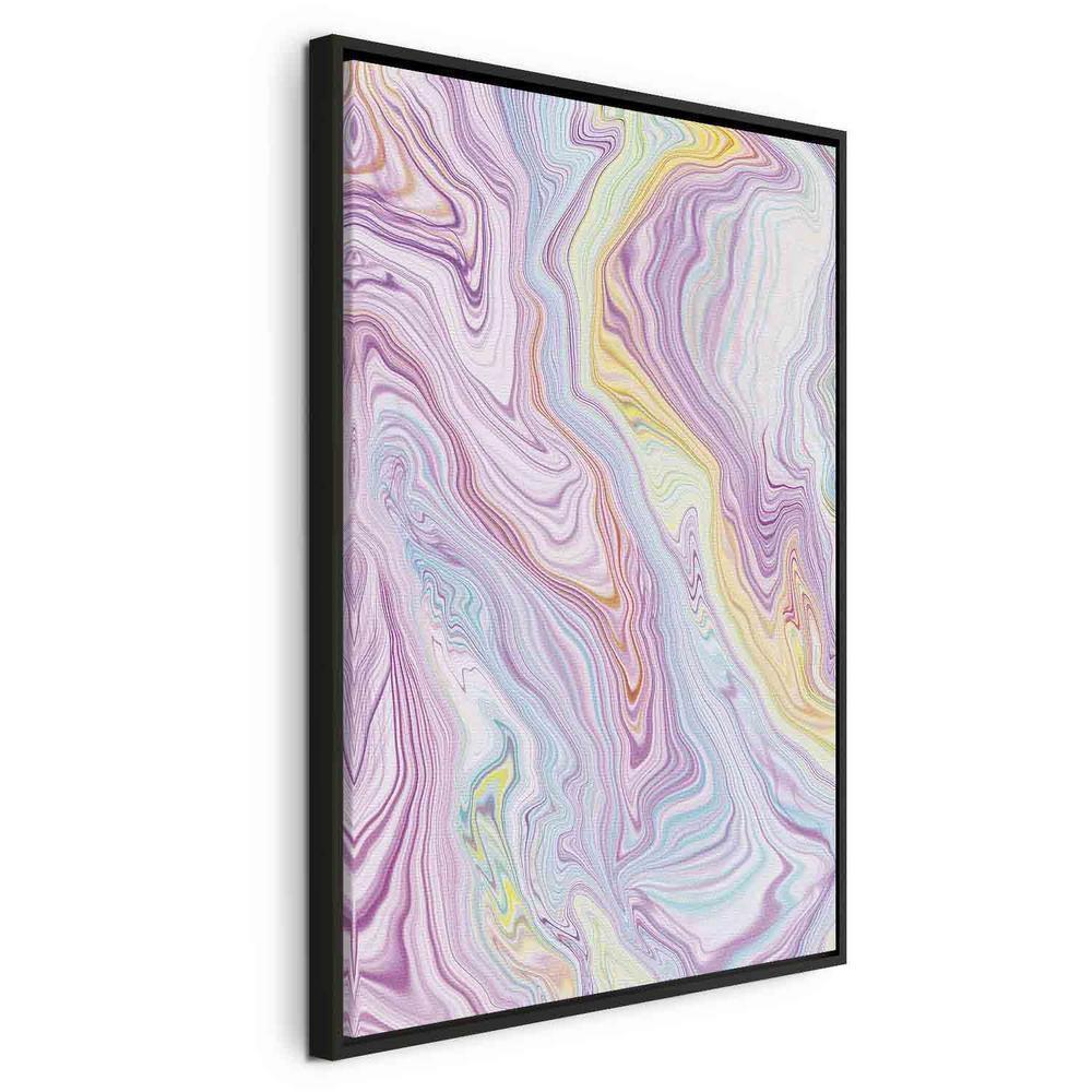 Impression sur toile - Rêve coloré - Formes abstraites aux couleurs pastel