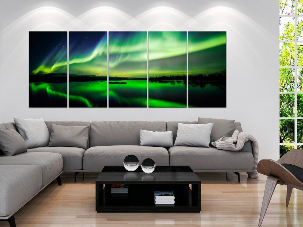 Canvas Print - Green Sky I-ArtfulPrivacy-Wall Art Collection