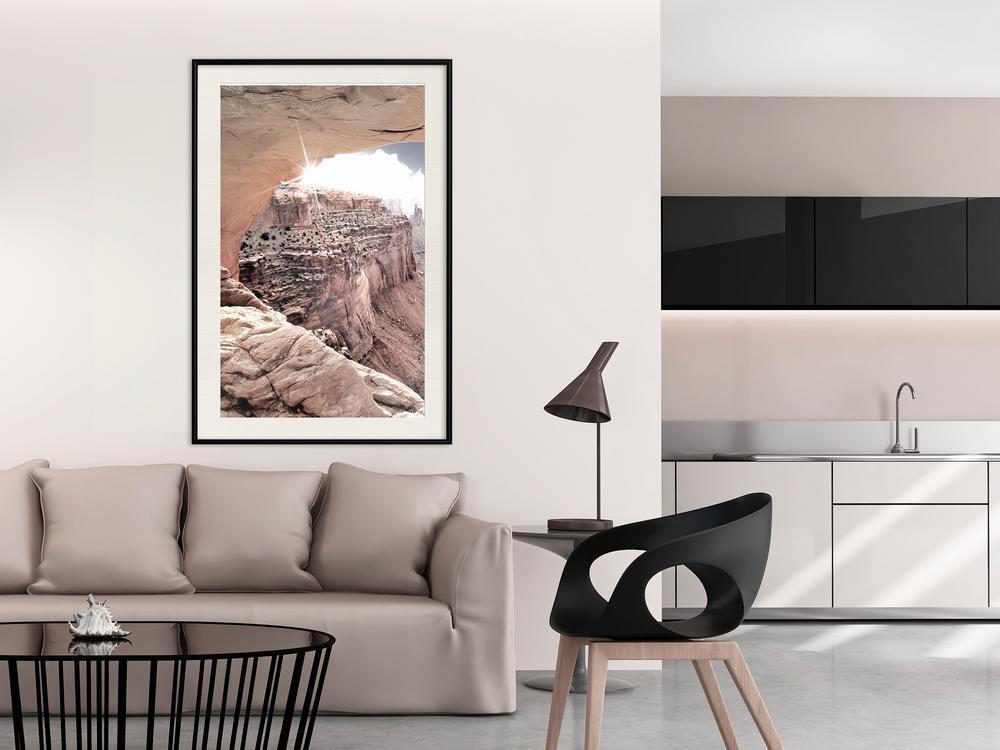 Framed Art - Beauty of the Canyon-artwork for wall with acrylic glass protection