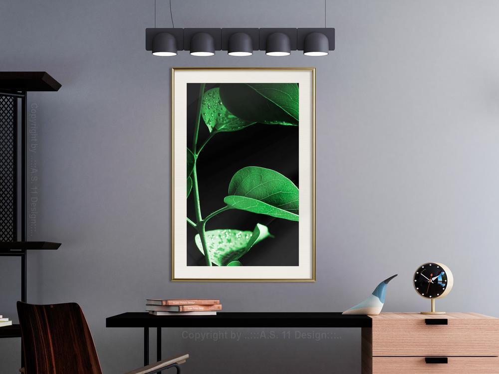 Botanical Wall Art - Calm After the Storm-artwork for wall with acrylic glass protection