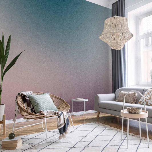 Wall Mural - Nostalgic Gradient - Gradient Composition in Subdued Colors