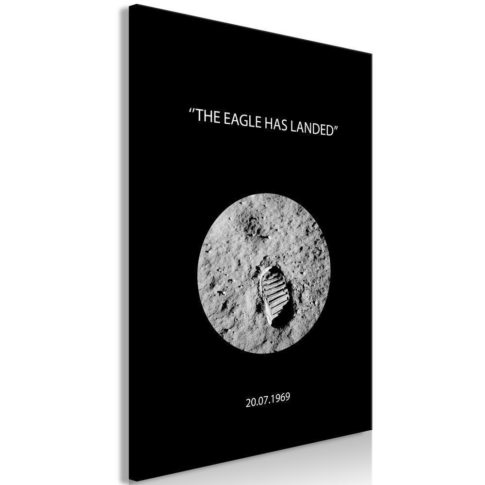 Canvas Print - The Eagle Has Landed (1 Part) Vertical-ArtfulPrivacy-Wall Art Collection