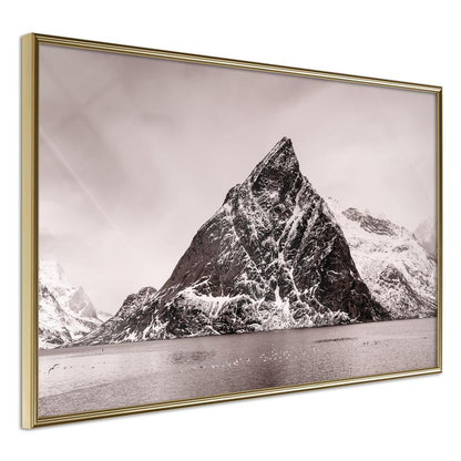 Framed Art - Stark Landscape-artwork for wall with acrylic glass protection