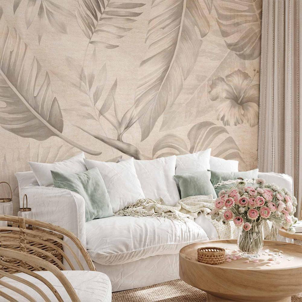 Wall Mural - Tropic in Sepia