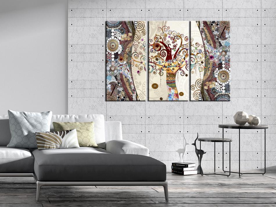 Canvas Print - Mosaic Tree-ArtfulPrivacy-Wall Art Collection