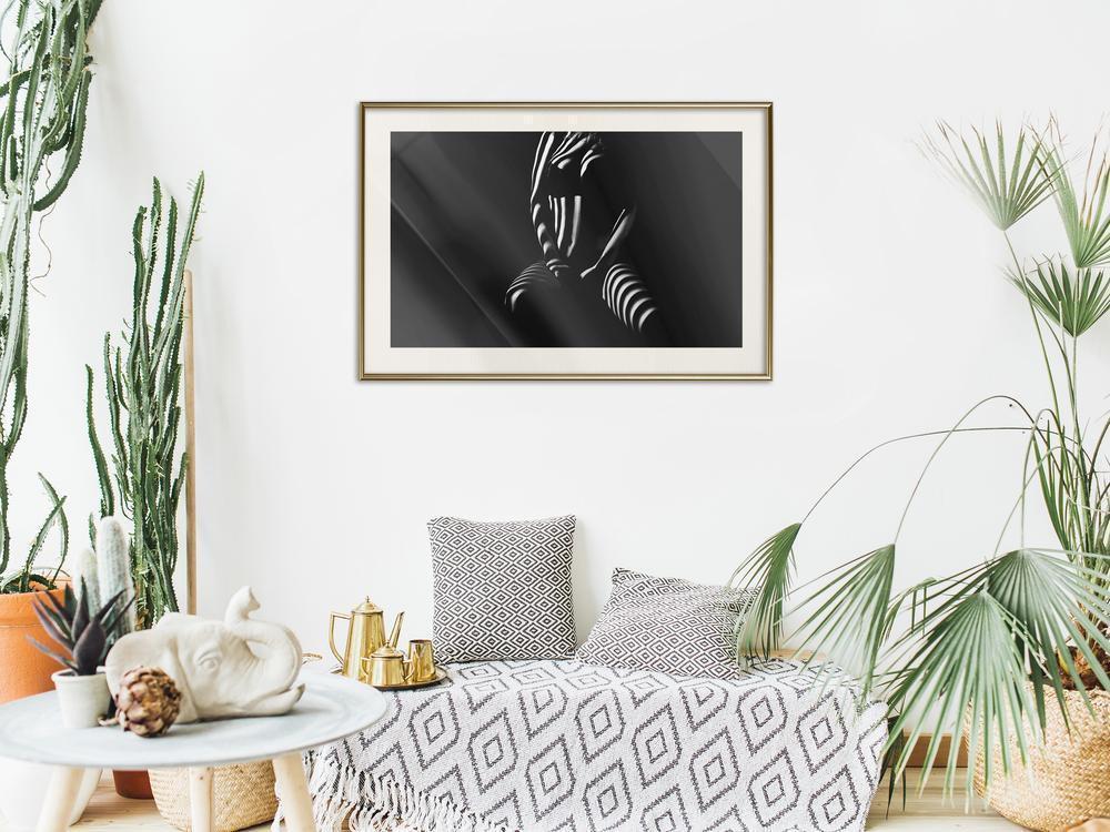 Wall Decor Portrait - Blinds Shadow-artwork for wall with acrylic glass protection